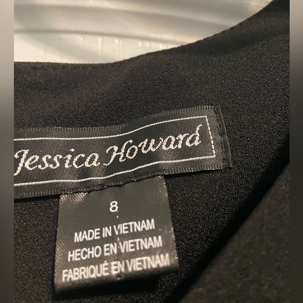 JESSICA HOWARD BLACK DRESS - Picture 3 of 7